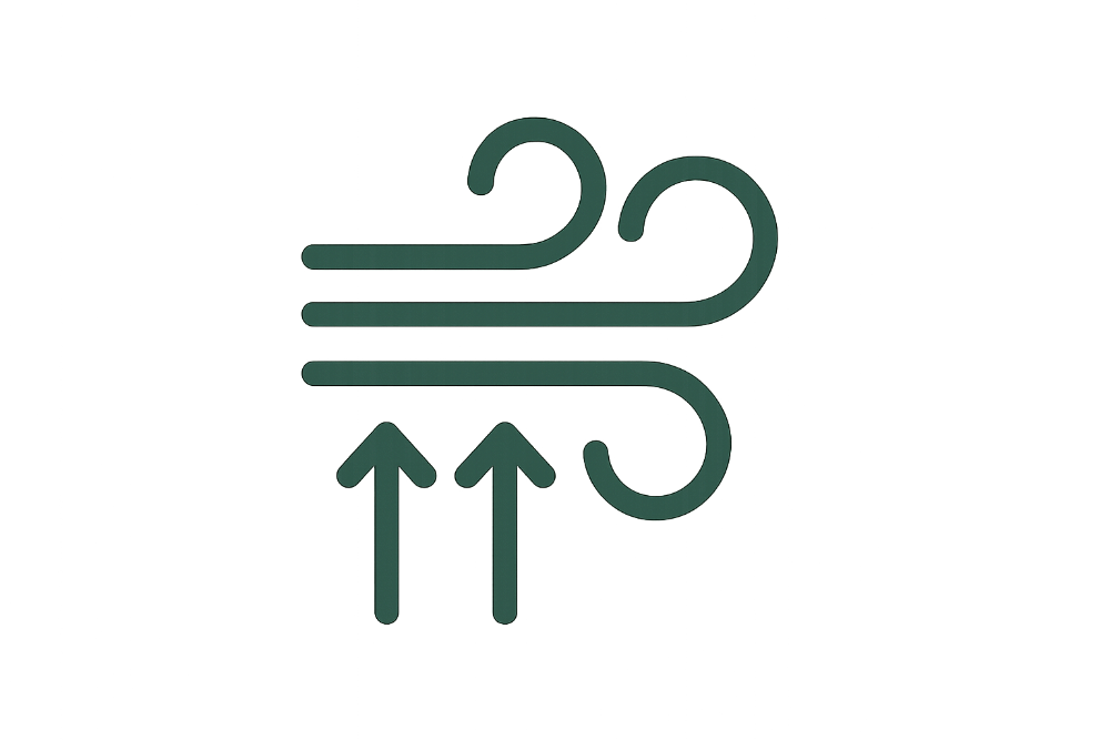 Breathable Icon colour transparant background