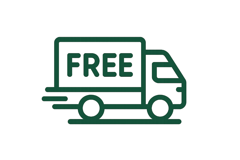 Free Delivery Icon with transparant background